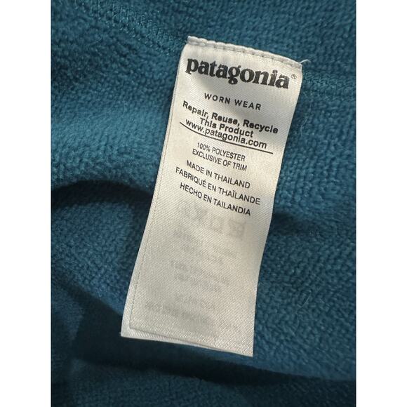 Patagonia Women's Lightweight Better Sweater Marsupial Pullover 1/4 Blue Small - Picture 10 of 11